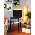 thumbnail image 4 of Tocadiscos Vintage TANLANIN Negro con Bluetooth y Soporte, 4 of 9