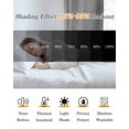 thumbnail image 4 of Black Grey Ombre Black Out Curtains 72 Inch Long, Light Blocking Drapes with Black Liner, Coastal Beach Modern Abstract Art Thermal Blackout Curtains for Bedroom Living Room 52"x72" 2 Panels, 4 of 8