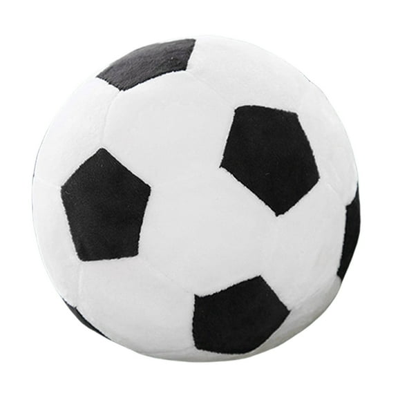 Ciwanning Comfortable Football Shaped Cushion Soft Soccer Plush Toy Bedroom and Sofa Decoration for Kids and Adults