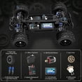 thumbnail image 5 of HAIBOXING 1:18 4WD Radio Control Car with 2.4GHz Remote, 36km/h, Oil-Filled Aluminum Capped Shocks, LED Lights & 2 Li-Po Batteries, 5 of 7
