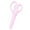 Pink, variant on RoamHome Youth Safety Scissors - 5.3" Plastic Scissors with Rounded Tips & Spring-Loaded Design, Effort-Saving Craft Scissors for Study Essential (Pink/Green/Purple/Blue)