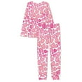 thumbnail image 5 of SCRAWLGOD Love Heart Women's Pjs Sets for Women Long Sleeve and Pants Lounge Set Size L Crewneck Jogger Pajama Set for Women Comfy Women Sleepwear Soft, 5 of 6