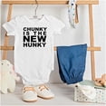 thumbnail image 3 of Chunky is the New Hunky Trend Bodysuit Jumper Boys Infant Baby Brisco Brands NB, 3 of 6