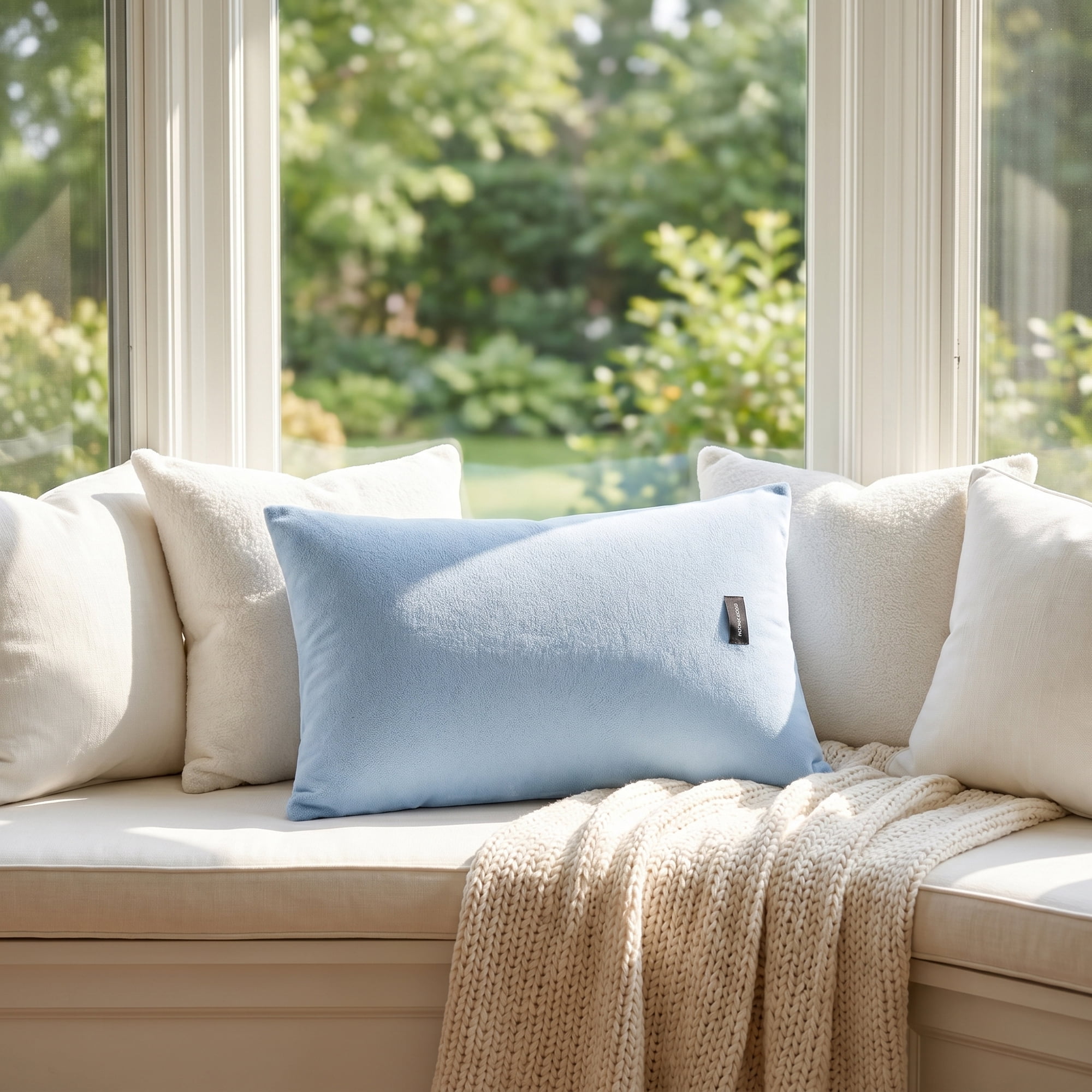 Unique Bargains 2 Pack Fabric Pillowcase Envelope Closure Wrinkle Resistant Queen Blue B