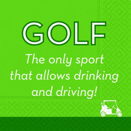 JAM Paper Coasters  3 7/8 x 3 7/8  Golf Drive and Drive  40/Pack
