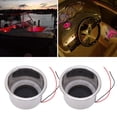 thumbnail image 4 of Porte-gobelet à LED Insert en Acier Inoxydable 8 LEDs Trou de Drainage Bateau Marin Voiture, 4 of 7