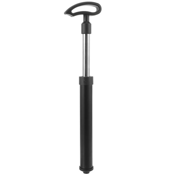 Hand Pump with Gauge Portable Air Basket Minimal Effort Bike Tire Inflation Kit