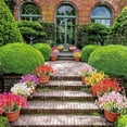 thumbnail image 6 of 10 Bundles Artificial Flowers for Outdoor Decoration, Plastic Greenery Shrubs Spring Summer Decoration UV Resistant Faux Outdoor Plants Fake Flowers Planter Home Garden Decor Red, 6 of 7