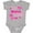 AC-Heather Grey, variant on Inktastic Valentine's Day My Nana Loves Me Hearts and Lips Boys or Girls Baby Bodysuit