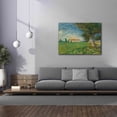 thumbnail image 3 of Epic Graffiti 'Farmhouse In A Wheatfield' by Vincent Van Gogh, Giclee Canvas Wall Art, 54"x40", 3 of 8