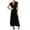 Black, variant on Women's Loose Sleeveless V-Neck Zipper Dress Backless Casual Party Beach Vacation Fashion Dress, Purple M