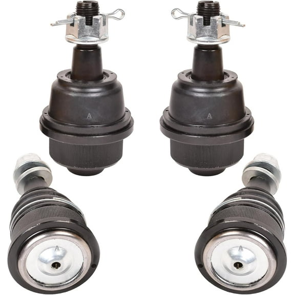 AUTOACER Front Upper & Lower Control Arm Ball Joint Kit 4pcs Left & Right for Avalanche (2002-2006), Silverado 1999-2010, Suburban 2000-2010, Sierra 1999-2010, Yukon XL 2000-2010, H2 2003-2009