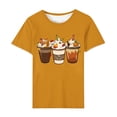 thumbnail image 2 of Fiudx Tops para Mujer Camiseta Casual de Manga Corta con Estampado Navideño para Mujer, 2 of 3