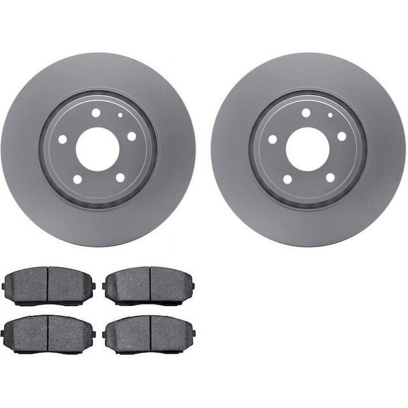 Front Brake Pad and Rotor Kit - Compatible with 2016 - 2022 Mazda CX-9 2017 2018 2019 2020 2021