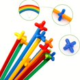 thumbnail image 2 of Jouets Constructeur de Paille Jouets de Construction STEM Jouets en Plastique Emboîtables Jouets d'Ingénierie Blocs Tube Mince Jouet Éducatif Kit pour Enfants Jouet Intérieur&Extérieur Cadeau DIY pour Garçons et Filles, 2 of 5