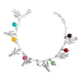 thumbnail image 1 of JOYARIS Pulsera Ajustable 7 Arcangeles Cuarzo San Miguel Plata 925 Talla Largo/Ancho: 20 cm (ajustable) x 3 mm PT-0000838, 1 of 4