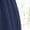 Dark Blue, variant on Women's mid-length casual vacation dress with belt, new summer sleeveless vest dress