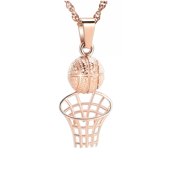 Basketball Shooting Cremation Jewelry for Ashes Holder Urn Necklace for Ashes of Loved One Cremation Urn Pendant for Sportman
