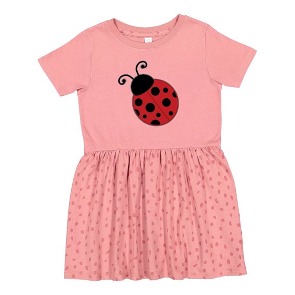 Inktastic Ladybug Girls Toddler Dress