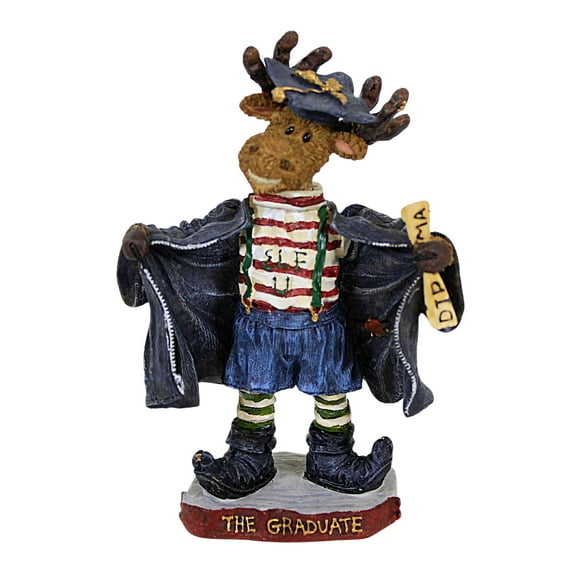 Boyds Bears Resin Magna Q Elfinmoose - One Figurine 5.5 Inch, Resin - Grad Folkstone Moose 36917