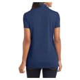 thumbnail image 2 of Womens Cotton Touch Performance Polyester/Spandex Polo T-Shirt Estate Blue 4X-Large, 2 of 6