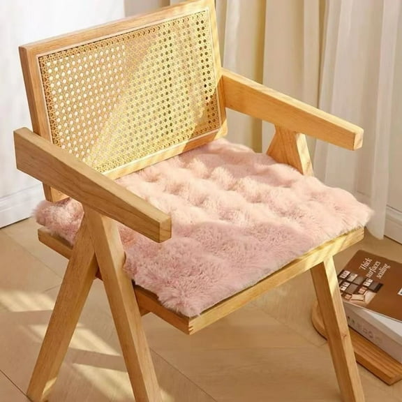 suxuMhao Seat Cushions - 1 Piece Soft cushion, 18×18IN Pink chair cushion, Premium Plush Cushion with Comfortable Sponge Filling, Ideal cushion for office chair & Home Seating
