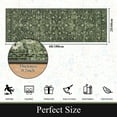 thumbnail image 6 of Findosom 2'x6' Vintage Boho Runner Rug Washable Non-slip Area Rug,Hallway Indoor Farmhouse Bedroom Kitchen Living Room Non Shedding Runner, Contemporary Low Plie Floor Carpet Doormat,Green, 6 of 8
