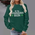 thumbnail image 6 of Guluxicc Women's Sweatshirts Casual Long Sleeve Graphic Printed Shirts St. Patrick's Day Pullover Tops, M, 6 of 6