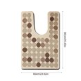thumbnail image 3 of U-Shaped Toilet Floor Mat, Absorbent Quick-Dry Diatomaceous Earth Bathroom Rug with Non-Slip Design, 3 of 6