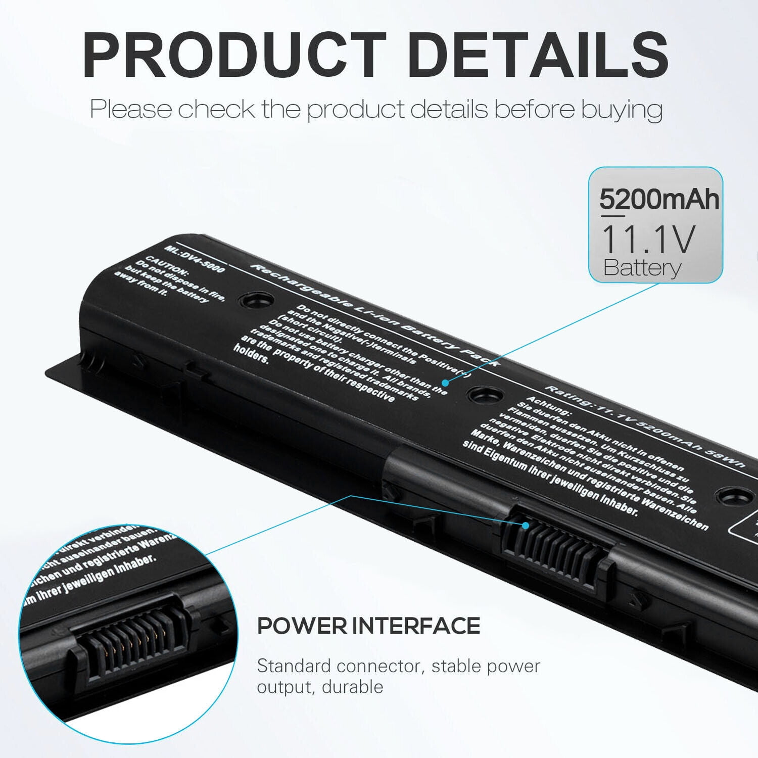 MO06 Spare 671731-001 672412-001 Battery for HP Envy M6-1045DX  