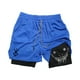 thumbnail image 2 of Berserk-pantalones cortos deportivos 2 en 1 para hombre, Shorts de secado rápido para correr, entrenamiento de gimnasio y Fitness, doble cubierta, Verano, 2 of 5