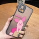 thumbnail image 3 of Matte Case for VIVO Y93 Y91C Y91 Y85 Y77 Y76 Y75 Y73 Y72 Y71 Y53 Y52S Y50 Y35 Y22 4G 5G Case Funda Shell Cute Pink Piglet Anime, 3 of 5