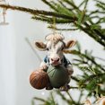 thumbnail image 1 of onlyliua ¡ Ofertas de Liquidación de Hoy Prime! Colgante Navideño de Acrílico con Forma de Cerdo y Coche Plano para Árbol de Navidad., 1 of 5