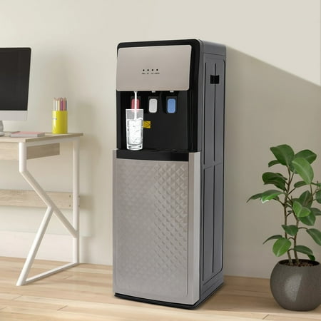 PP Hot and Cold Water Dispenser 110V Bottom Loading Water Cooler Dispenser, Hot & Cold Standing Water Dispenser