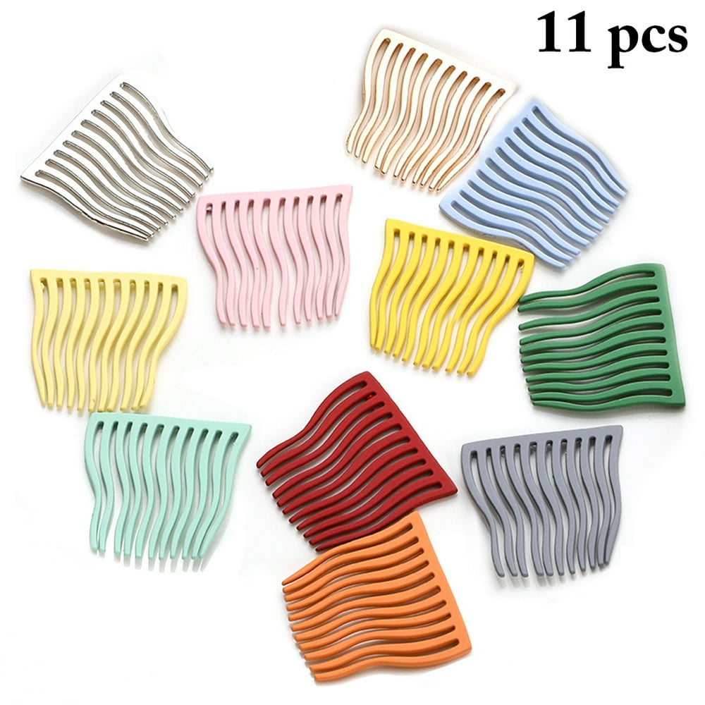 11PCS Hair Comb Clips 11 Teeth Simple Hair Pin Combs Hair Side Combs for Women