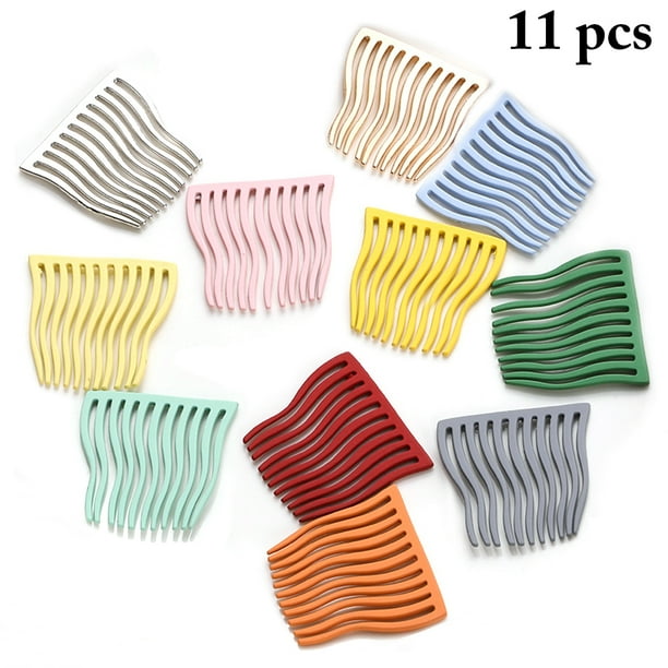 11PCS Hair Comb Clips 11 Teeth Simple Hair Pin Combs Hair Side Combs