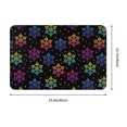thumbnail image 3 of Goofa 16"x24" Inches Rainbow Snowflake Doormats for Outdoor Entrance - Non-Slip Welcome Mat, Heavy Duty Door Mats Outdoor, Spring Doormat, 3 of 9