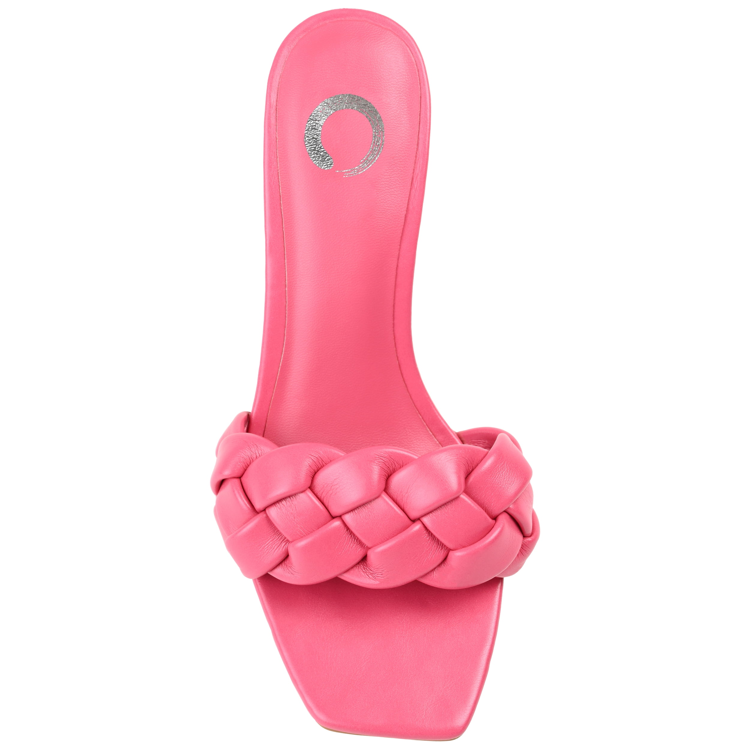Journee Womens Hattie Open Toe Mid Stiletto Sandals