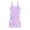 Purple, variant on Utlike Girls Bathing Suit One-Piece Swimsuit With Spaghetti Strap & Ruffled Hem Casual Beachwear For Big Kids Swimwear For Beach And Pool Size 9 Years-10 Years