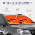 thumbnail image 4 of Windshield Sun Shade, Happy Halloween Bat Foldable Car Sun Shade Windshield for Front, 2 Pieces, 4 of 7