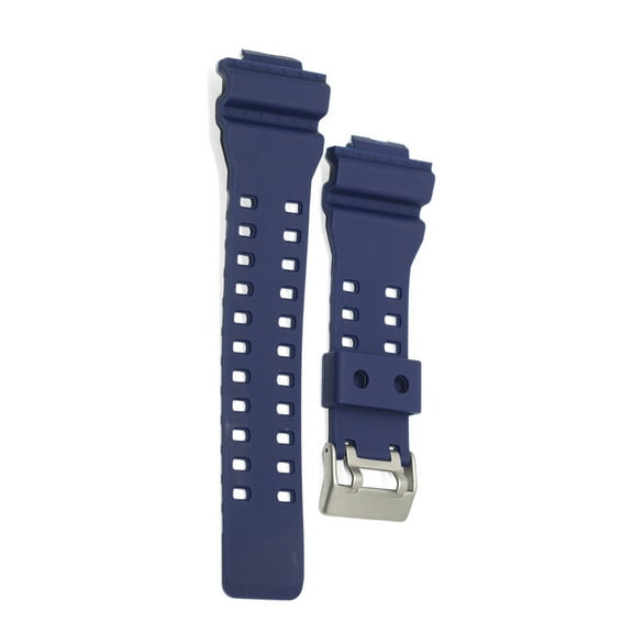 16MM BLUE RUBBER WATCH BAND FITS CASIO GSHOCK GA300 GA100 GW8900 GA120 GD110