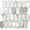 Glossy Carrara White, variant on Long Hexagon Peel and Stick Backsplash - 10 Sheets Stick Backsplash for Kitchen and Bathroom 12.4 x 12 Inch Calacatta PVC Self Adhesive Mosaic Wall s