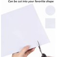 thumbnail image 4 of A4 Size White Double Sided Tape Sheets Strong Adhesive Tap Sheet Sticky Film 01mm for Arts Craft Photo Albums Making, 4 of 5