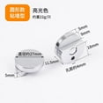 thumbnail image 1 of Miangastore 4Pcs Metal Mirror Holder Kit Zinc Alloy for Wall Mounting Hardware Commercial Users, 1 of 8