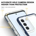 thumbnail image 6 of SaniMore for Samsung Galaxy S23 Case Crystal Clear [Never-Yellowing], Rugged PC & TPU Bumpers Magnetic Ultra-Thin Cover Support Wireless Charging Shockproof Protective Shell, Navy, 6 of 8