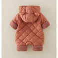 thumbnail image 4 of Kogui Winter Snowsuit for Baby Boy Toddler Snowsuit Cute Baby Bear Suit Winter Coat Warm Hooded Jumpsuit for Boys Girls Size 3 6 Months (Red,3-6 Months), 4 of 4