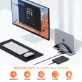 thumbnail image 4 of Estación de acoplamiento TobeNone para MacBook con doble monitor 4K 100W USB-C, 4 of 9