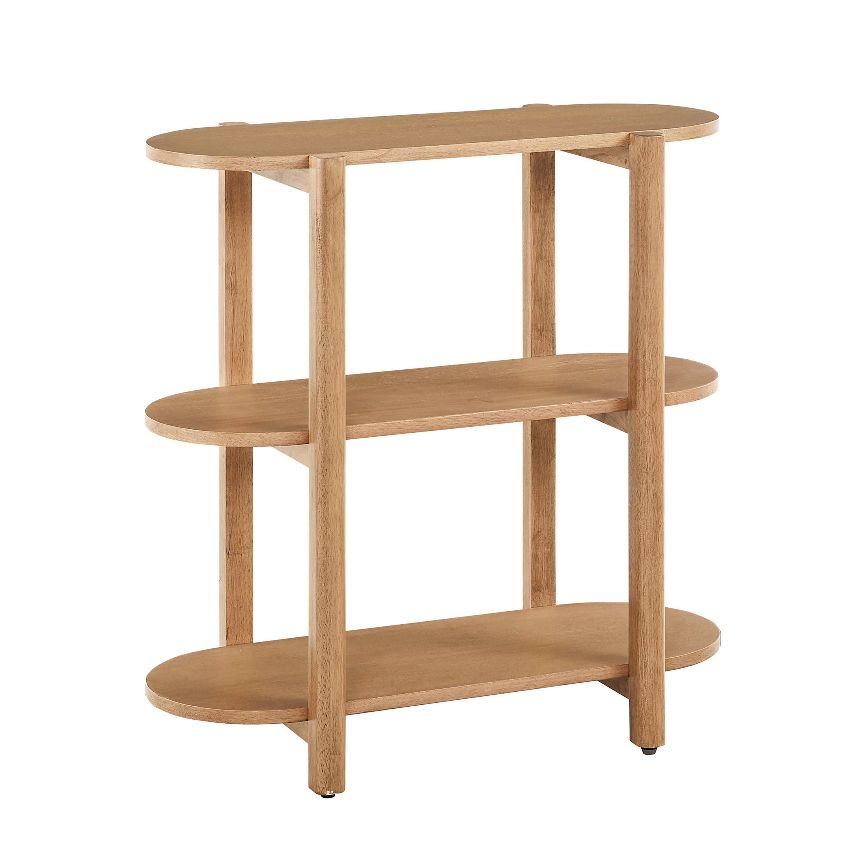 Bower Home Modern 32" Wood Bookcase in Toasted Oak