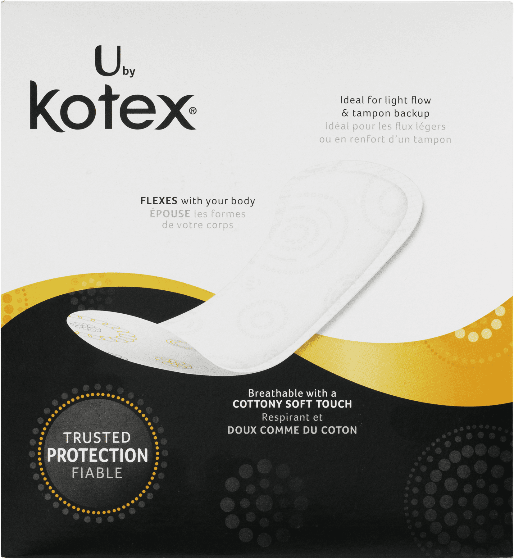 U By Kotex Lightdays Liners Long Unscented 105 Count Walmart Com Walmart Com