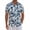 White Palm, variant on Mens Hawaiian Shirts Tops Short Sleeve Floral Button Down Beach Shirt Vintage Tropical Palm Summer Lightweight Blouses Male